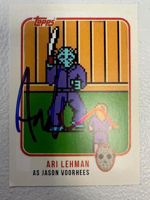 Ari Lehman Signed Card with JSA COA