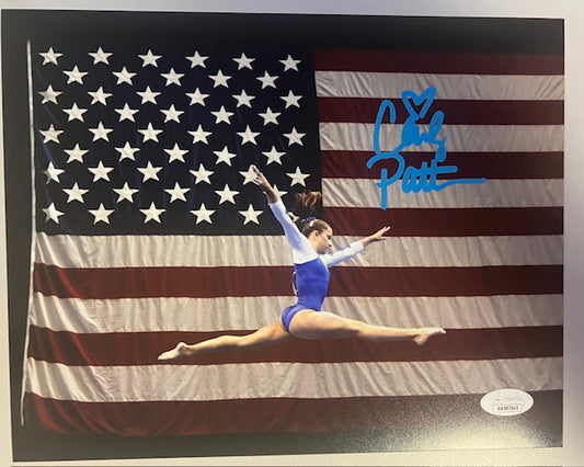 American Gymnast Carly Patterson Signed 8x10 with JSA COA