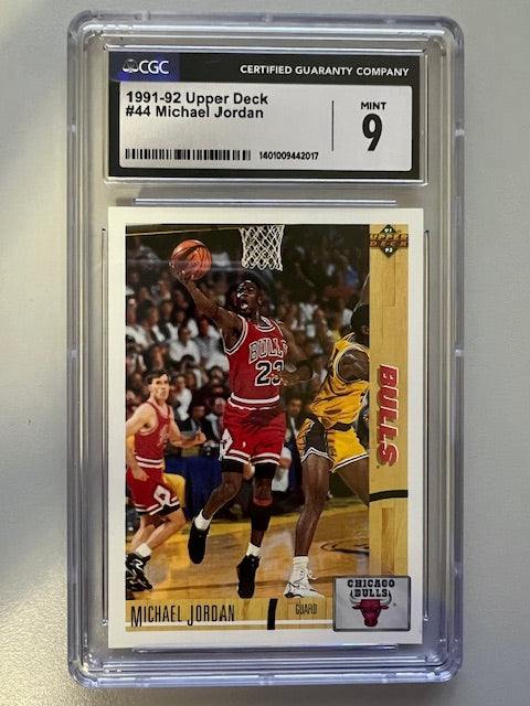 1991-92 Uppder Deck #44 Michael Jordan Mint 9 Trading Card