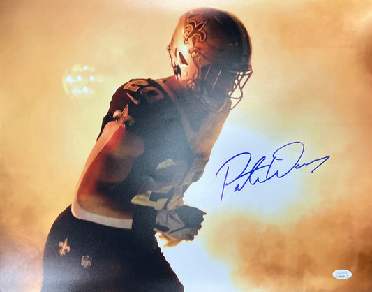 New Orleans Saints Pete Werner Signed 16x20 with JSA COA