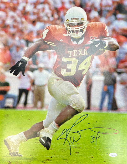 Texas Longhorns Ricky Williams Signed 16x20 with JSA COA