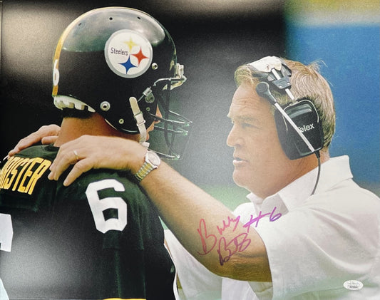 Pittsburgh Steelers Bubby Brister Signed Horizontal 16x20 with JSA COA