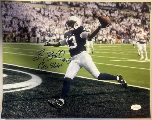 Penn State Nittany Lions Saeed Blacknall Signed/Inscribed 11x14 with JSA COA