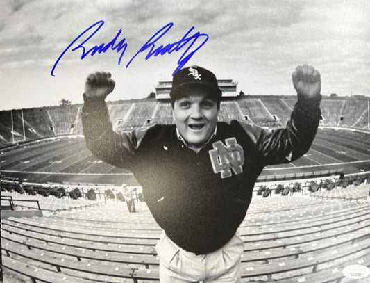 Notre Dame Rudy Ruettiger Signed 8x10 with JSA COA