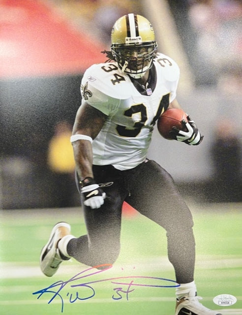 New Orleans Saints Ricky Williams Signed 16x20 with JSA COA