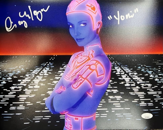 Cindy Morgan Signed "Tron" 11x14 with JSA COA