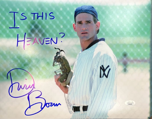 Dwier Brown Field of Dreams Signed/Inscribed Horizontal 11x14 with JSA COA