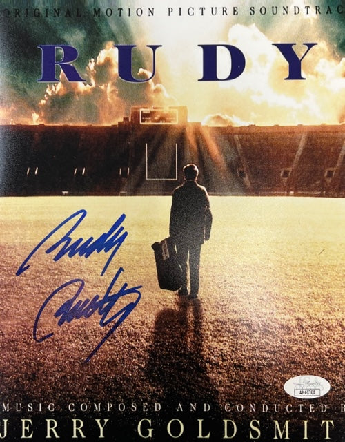 Notre Dame Rudy Ruettiger Signed 8x10 with JSA COA