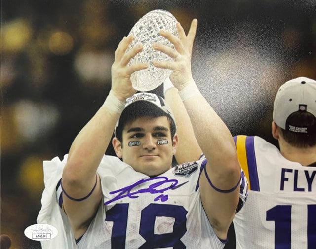 LSU Tigers Jacob Hester Signed 8x10 with JSA COA