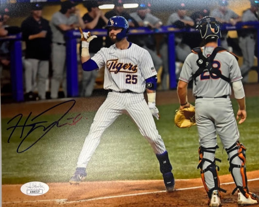 LSU Tigers Hayden Travinski Signed 8x10 with JSA COA