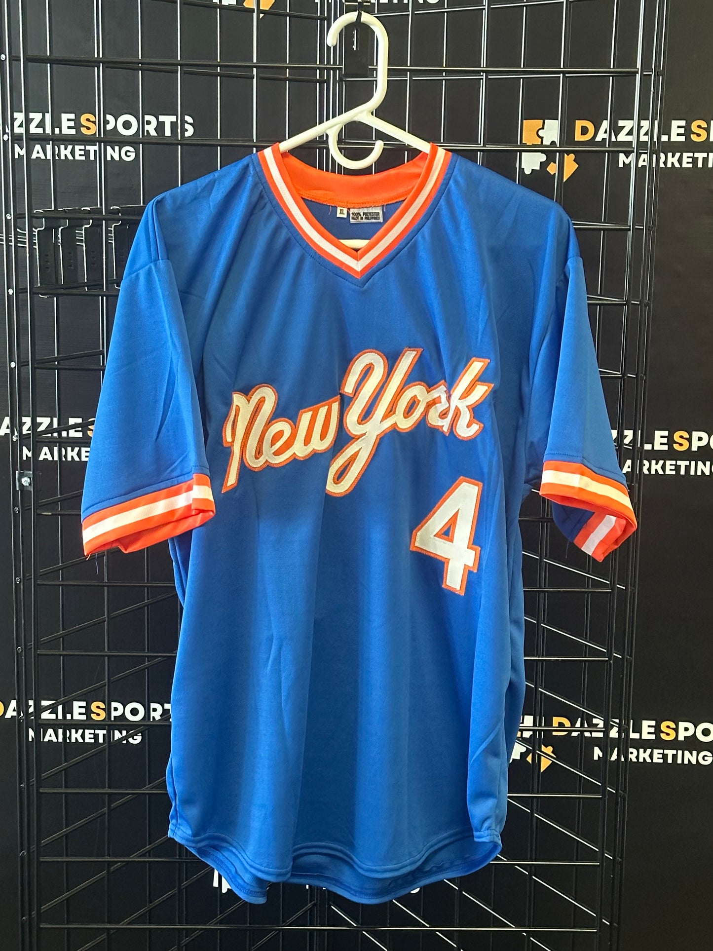 New York Mets Lenny Dykstra Signed Jersey with Beckett COA