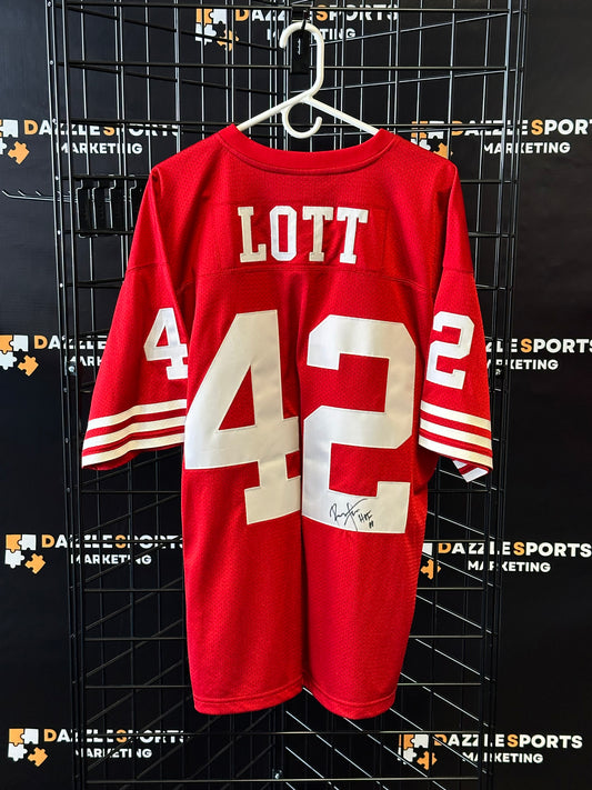 San Francisco 49ers Ronnie Lott Signed Jersey with COA