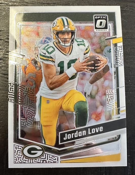 Green Bay Packers Jordan Love #68 Donruss Card