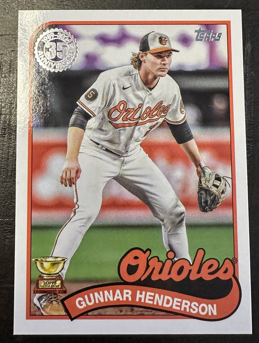 Baltimore Orioles Gunnar Henderson #89B2-10 Topps Card