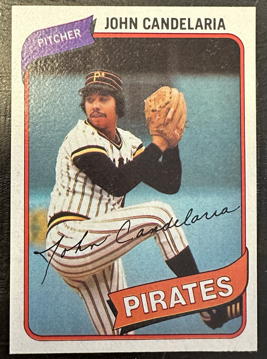 Pittsburgh Pirates Pitcher John Candelaria #635 Topps Card