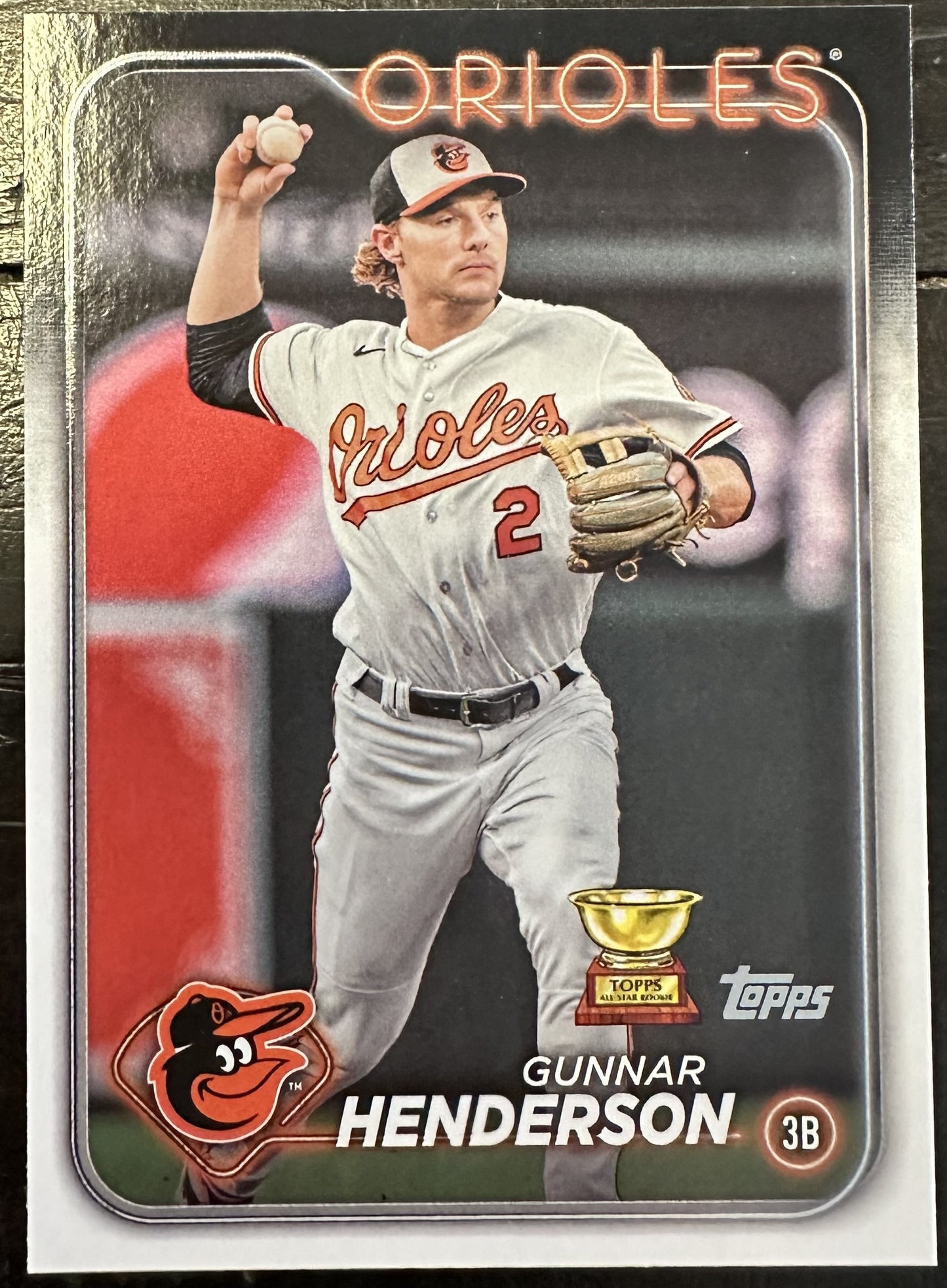 Orioles Gunnar Henderson #450 Topps Card