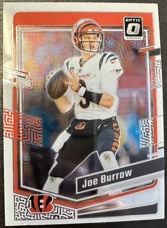 Cincinnati Bengals Joe Burrow #42 Optic Donruss Card