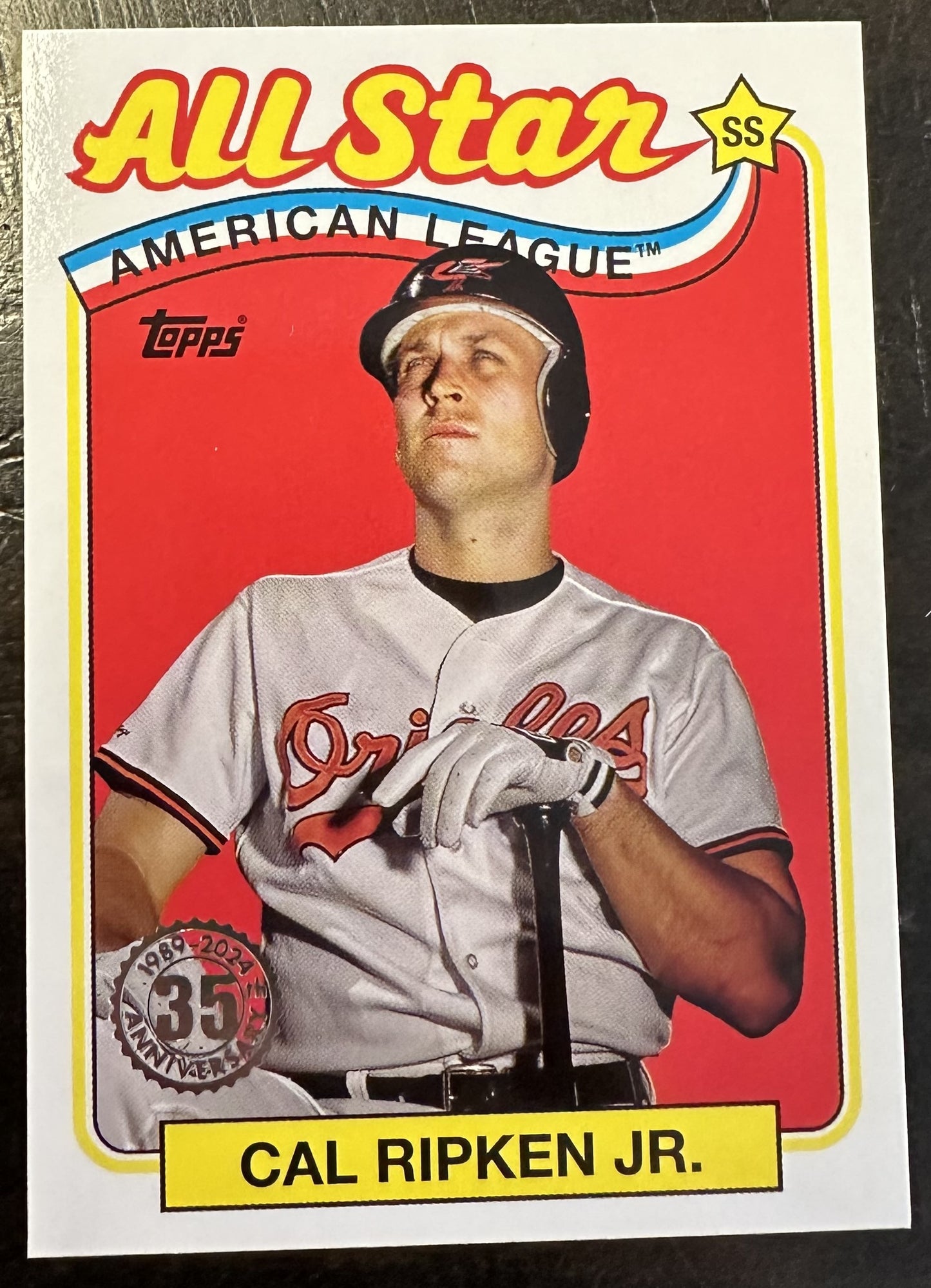 Baltimore Orioles Cal Ripken Jr. 89ASB-13 Topps Card