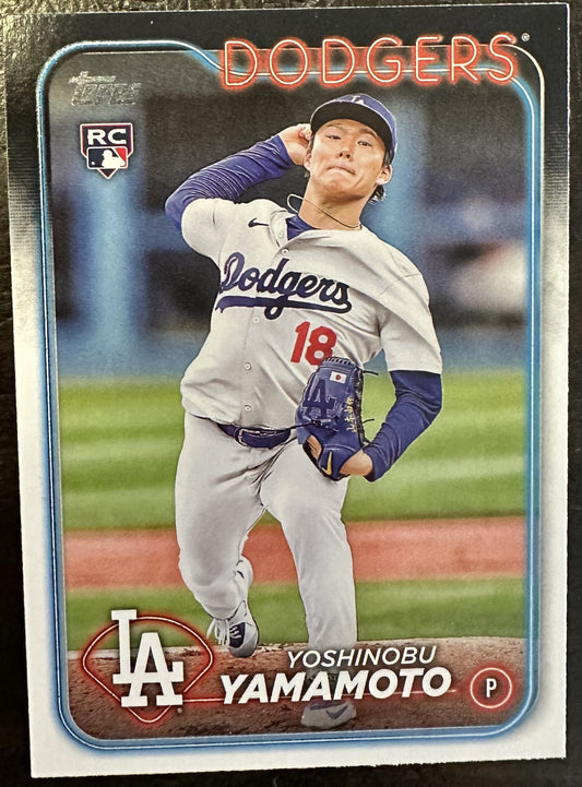 Dodgers Yoshinobu Yamamoto #553 Topps Card