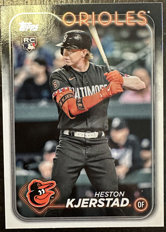 Baltimore Orioles Heston Kjerstad #394 Topps Card