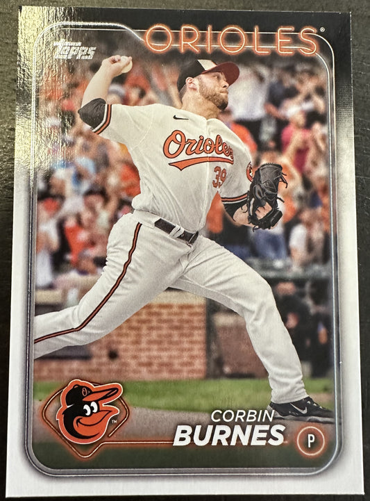 Baltimore Orioles Corbin Burnes #501 Topps Card