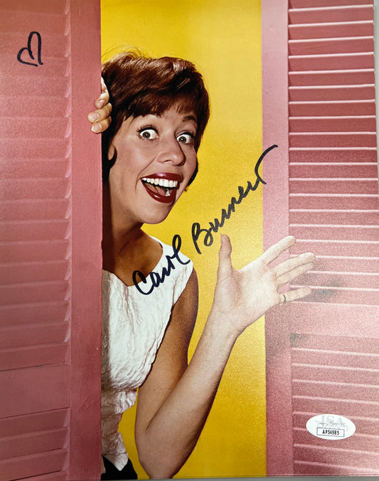 Comedian/Actress Carol Burnett Signed 8x10 with JSA COA