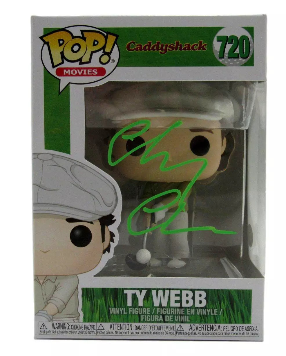 Chevy Chase Autographed Funko Pop #720 Ty Webb "Caddyshack" JSA