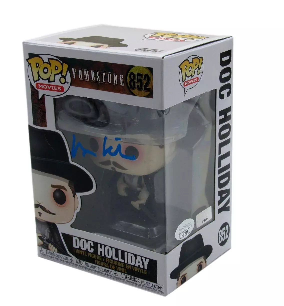 Val Kilmer Doc Holiday Autographed/Signed #852 Funko Pop