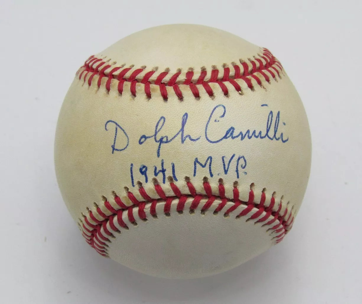 Dolph Camilli Signed/Inscribed ONL Baseball Brooklyn Dodgers PSA/DNA