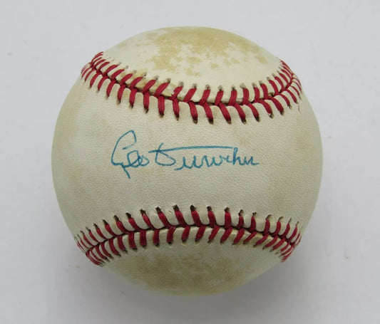 Leo Durocher HOF Signed/Auto ONL Baseball Brooklyn Dodgers PSA/DNA