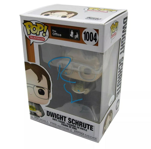 Rainn Wilson Autographed Funko Pop! #1004 Figurine "The Office" JSA