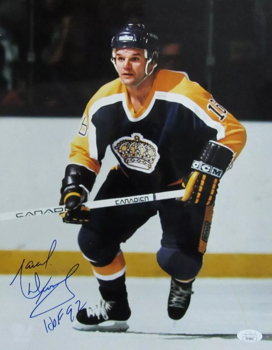 Marcel Dionne HOF Signed/Inscribed 11x14 Photo Los Angeles Kings JSA