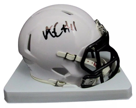 Abdul Carter Autographed Speed Mini Football Helmet Penn State PSA COA