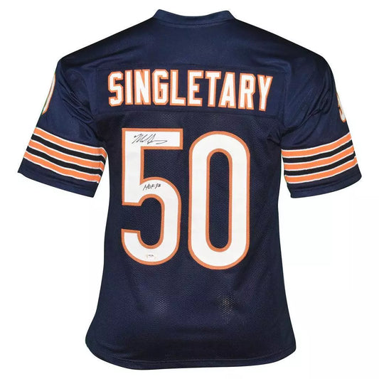 Chicago Bears Mike Singletary Signed/Inscribed Jersey with PSA COA