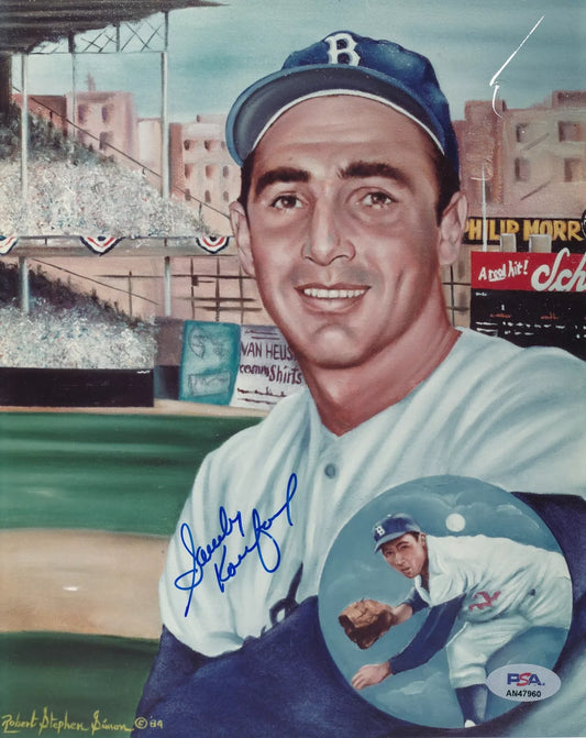 Sandy Koufax HOF Signed/Autographed 8x10 Photo Brooklyn Dodgers PSA/DNA