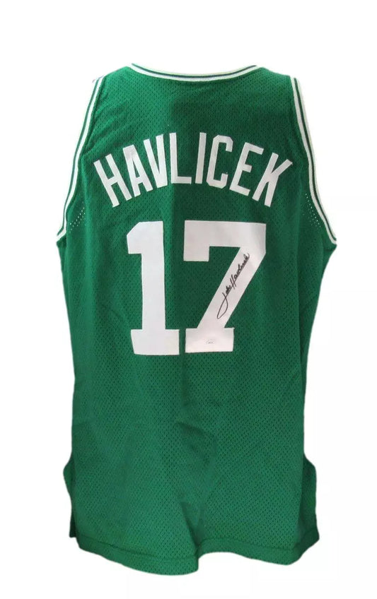 John Havlicek Autographed Boston Celtics NBA Champion Jersey JSA