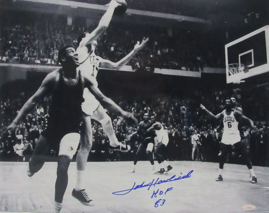 John Havlichek Boston Celtics Signed/Inscribed 16x20 B/W Photo TriStar