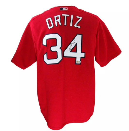 David Ortiz HOF Autographed Mitchell & Ness Jersey Red Sox Beckett