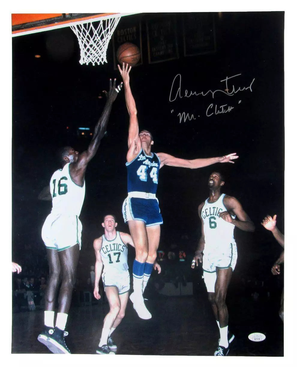 Jerry West HOF Los Angeles Lakers Signed/Inscribed 16x20 Photo JSA