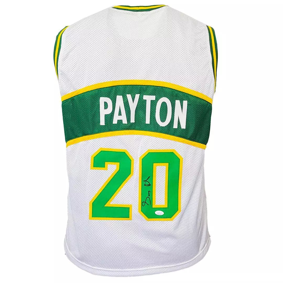 Seattle Supersonics Gary Payton Signed Jersey with JSA COA