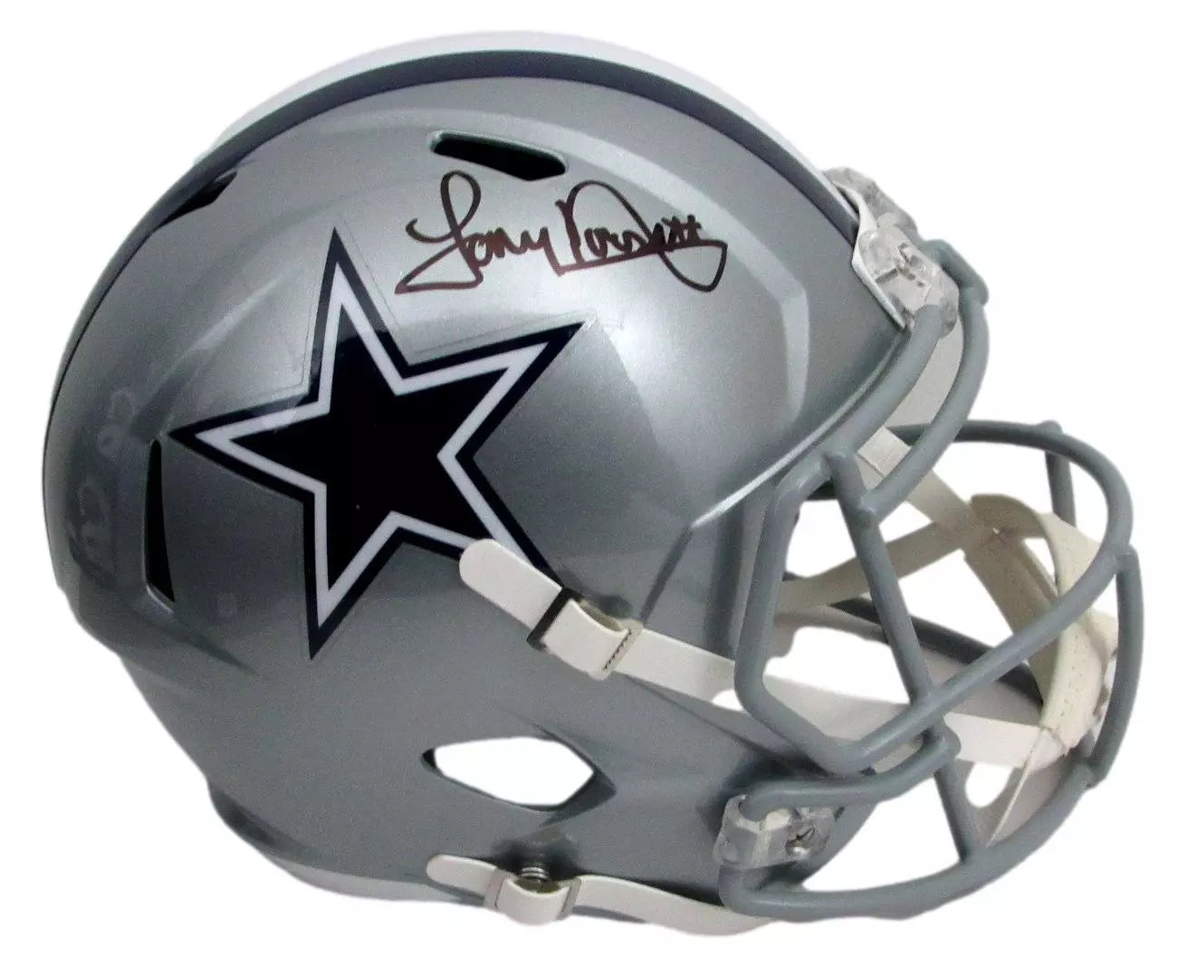 Tony Dorsett HOF Cowboys Signed Full Size Flash Authentic Helmet Beckett COA