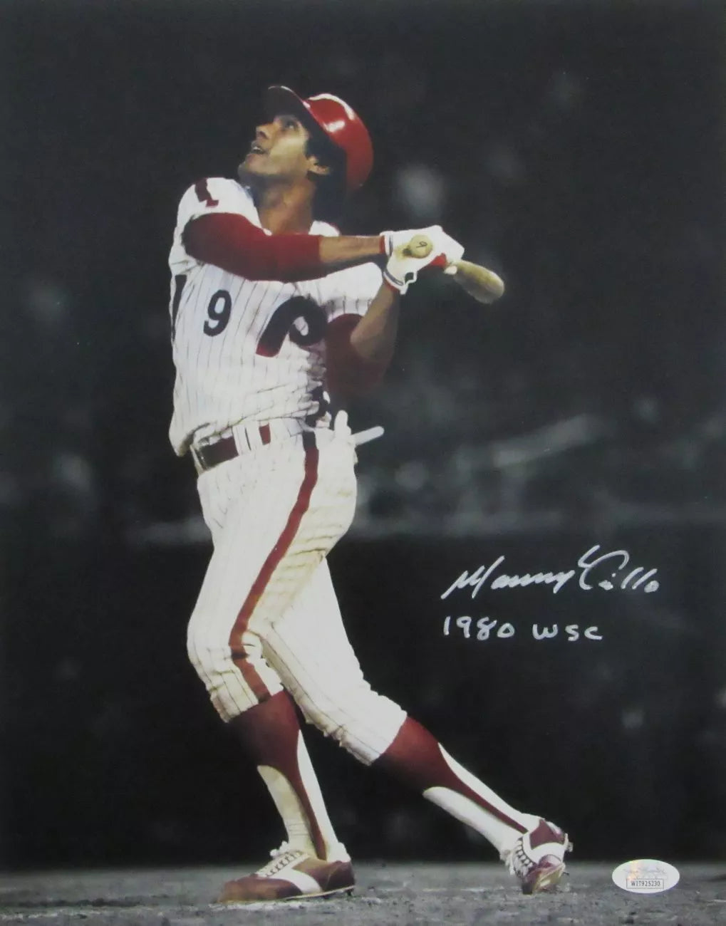 Manny Trillo Philadelphia Phillies Signed/Inscribed 11x14 Photo JSA