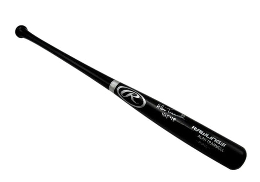 Alan Trammell HOF Autographed/Inscribed Rawlings PRO Bat Tigers JSA