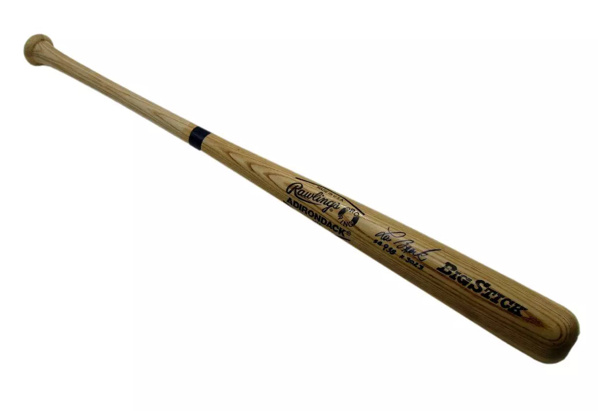 Lou Brock HOF Autographed/Inscribed Cardinals Big Stick Baseball Bat JSA