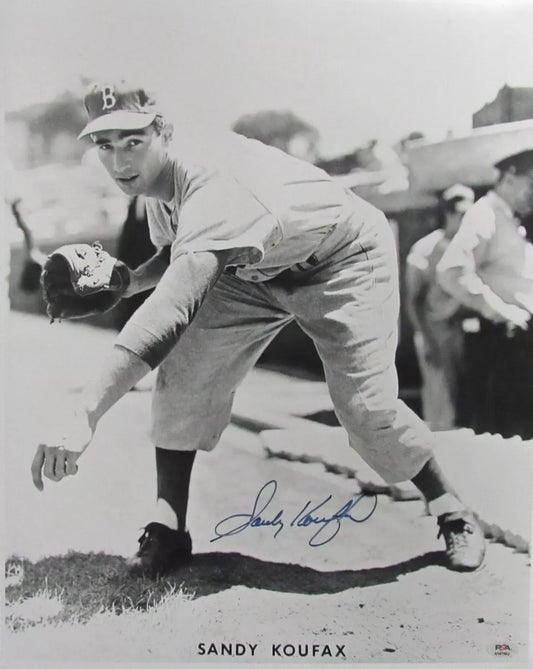 Sandy Koufax HOF Signed/Autographed 16x20 Photo Brooklyn Dodgers PSA/DNA