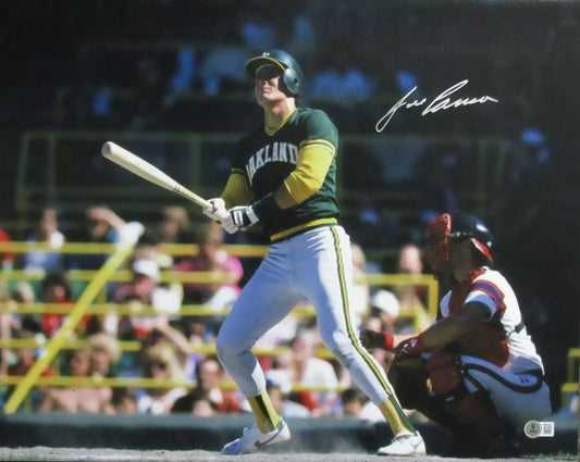 Jose Canseco Signed/Autographed 16x20 Photo Oakland A's Beckett Witness