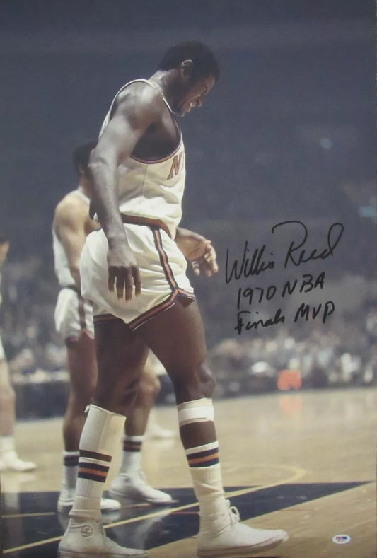 Willis Reed HOF Signed/Inscribed 20x30 Photo New York Knicks PSA/DNA