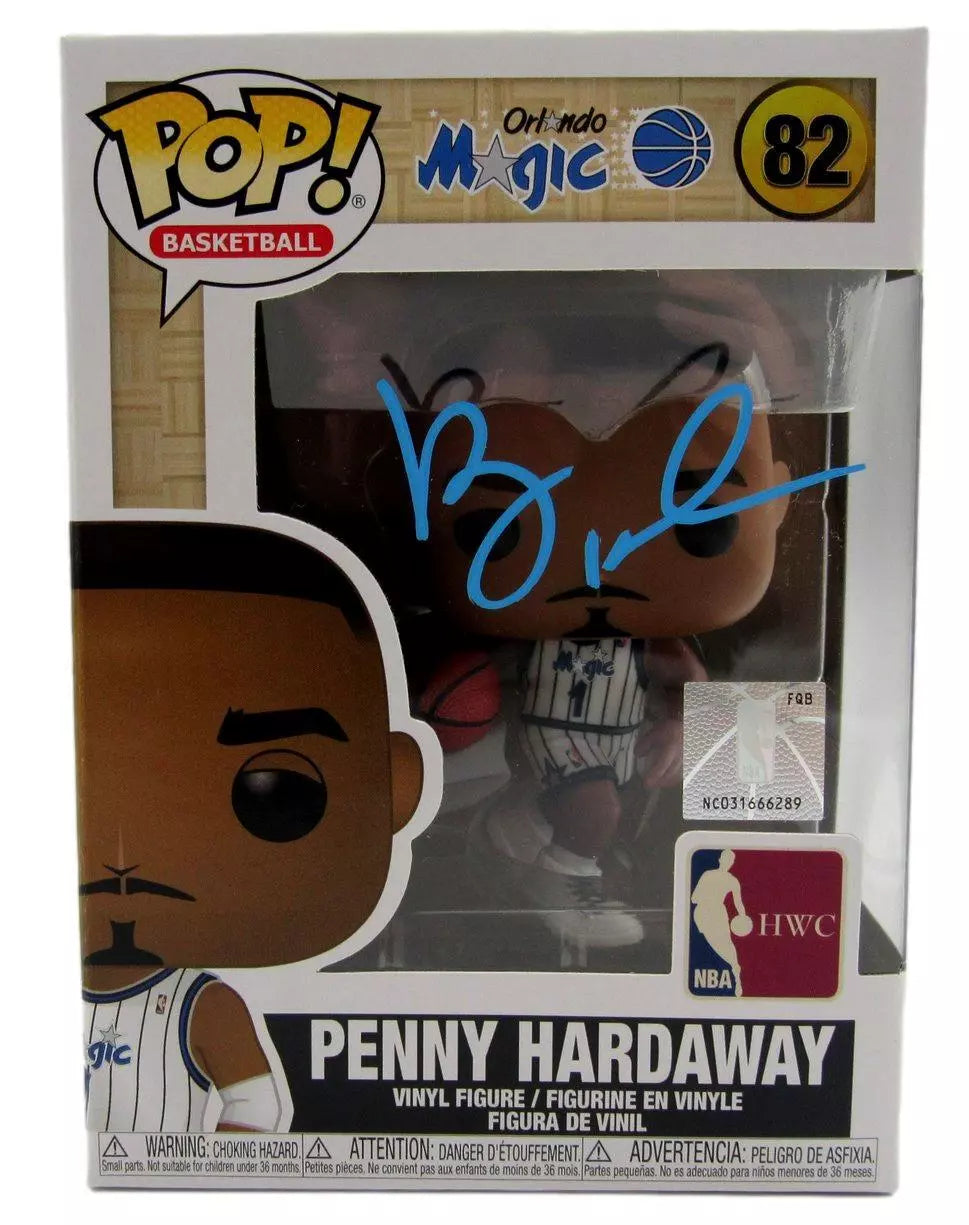 Anfernee "Penny" Hardaway Autographed Funko POP! #82 Figurine PSA/DNA