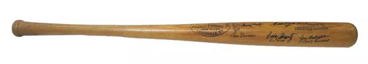 Philadelphia Athletics 1940s Multi-Signed 34" Vintage Wood Baseball Bat