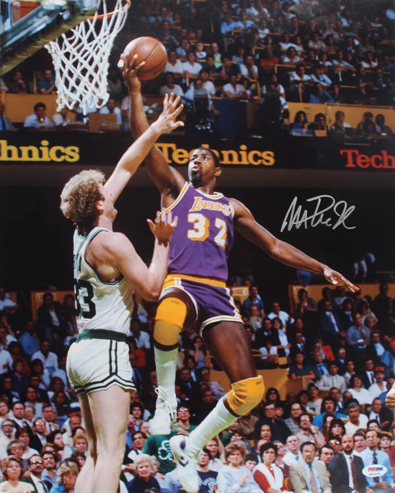 Magic Johnson HOF Autographed 16x20 Photo PSA/DNA